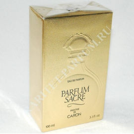 Сакр от Карон (Parfum Sacre prestige от Caron) (флакон покрыт золотом 24К) туалетные духи 100 мл (ж)